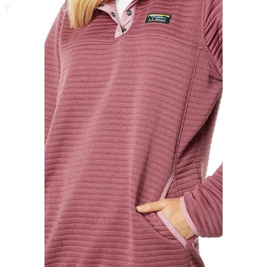 L.L.Bean Airlight Knit Pullover Red Wine Heather ID-h5nF1yKH