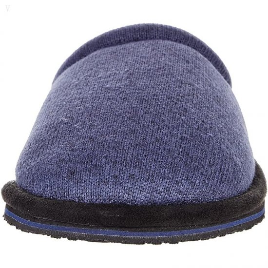 L.L.Bean Sweater Fleece Slipper Scuff Bright Navy ID-OMATbZ73