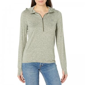 L.L.Bean Insect Shield Pro Knit Hoodie Deep Olive Heather ID-01L51cY6
