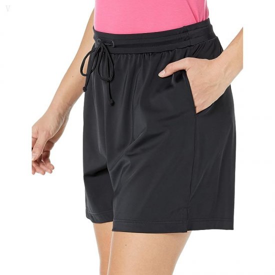 L.L.Bean BeanSport Pull-On Shorts Black ID-nv64MsWH