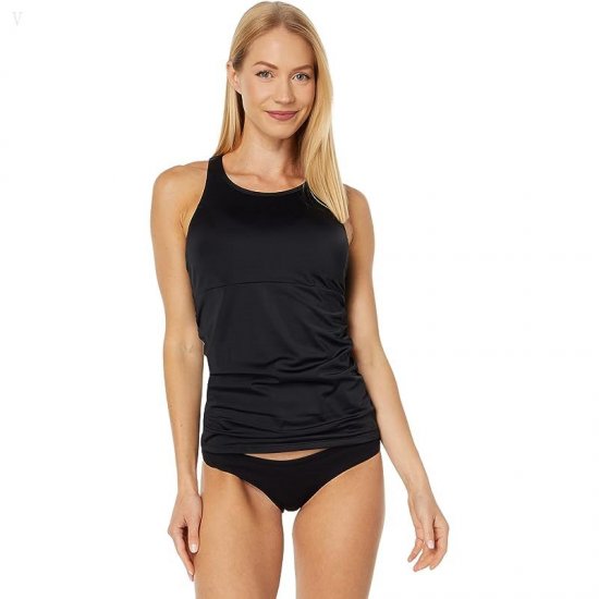 L.L.Bean Beansport High Neck Tankini Black ID-PlJ4kBOJ