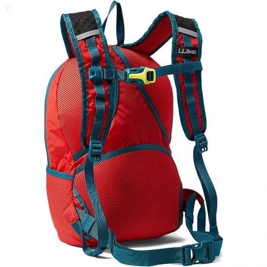 L.L.Bean Stowaway Pack (Little Kids/Big Kids) Vibrant Red ID-SpzWYXw9
