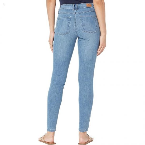 L.L.Bean BeanFlex Skinny Leg Favorite Fit Jeans in Light Indigo Light Indigo ID-2I2jninp