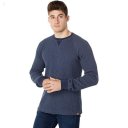 L.L.Bean Signature Waffle Crew Regular Indigo Heather ID-2CuZiTdQ