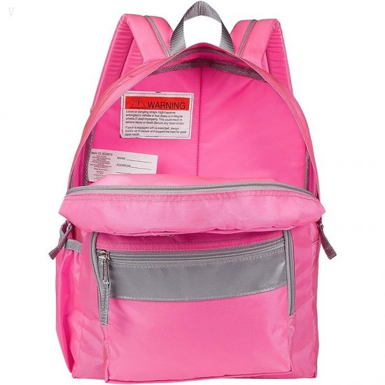 L.L.Bean Kids Junior Backpack Bright Neon Pink ID-ntX3khAa