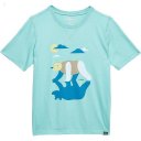 L.L.Bean Organic Short Sleeve Tee (Big Kids) Ocean Teal Bear ID-kYnixcMt