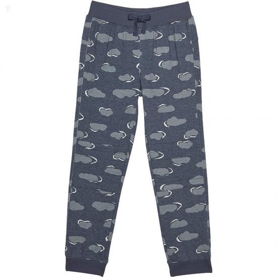 L.L.Bean Athleisure Joggers Print (Little Kids) Vintage Indigo Clouds ID-BfLvECJf