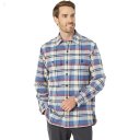 L.L.Bean Chamois Shirt Plaid Regular Bayside Blue ID-YnInqs1r