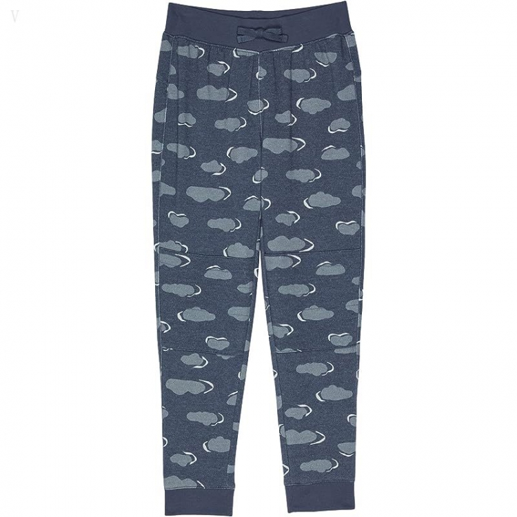 L.L.Bean Athleisure Joggers Print (Big Kids) Vintage Indigo Clouds ID-WxDGbwNC - Click Image to Close