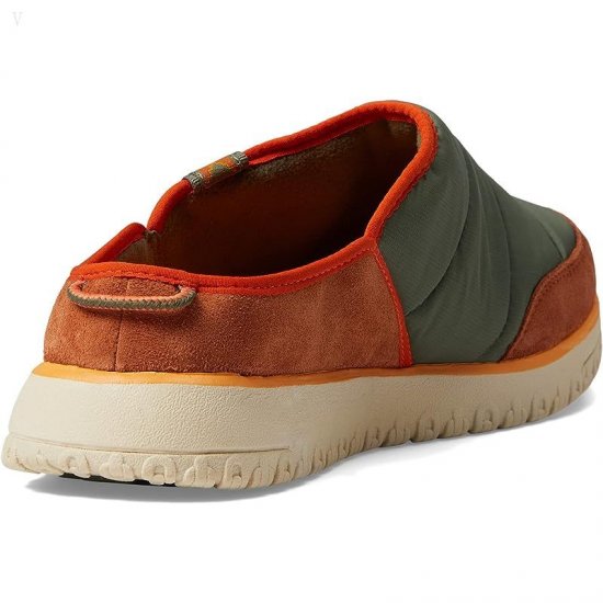L.L.Bean Mountain Classic Quilted Slide Adobe/Deep Olive ID-stQhvGXw