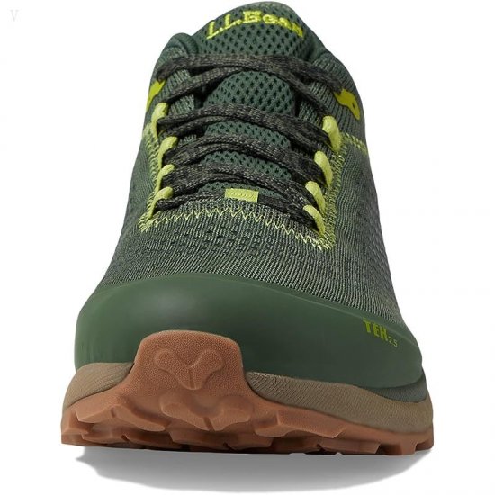 L.L.Bean Elevation Trail Runner Water Resistant Forest Shade/Dark Citron ID-7nQoCIbL