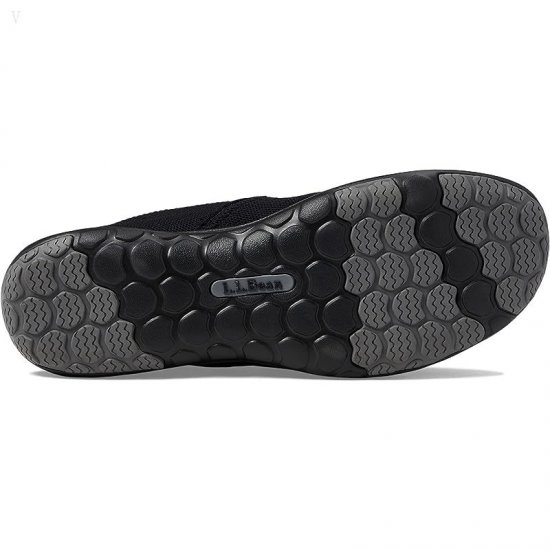 L.L.Bean Comfort Moc Ventilated Slip-On Black ID-Rr7OpK27