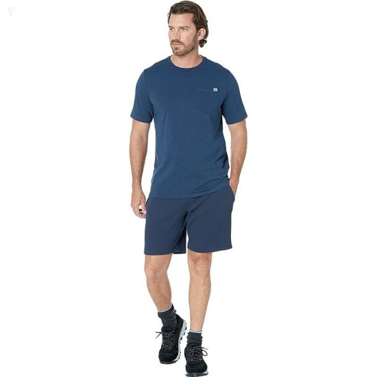 L.L.Bean Explorer Slub Tee Short Sleeve - Tall Nautical Navy ID-Yl4QYZk2