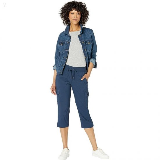L.L.Bean Vista Camp Pants Crop Nautical Navy ID-rDzfnBXv