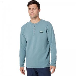 L.L.Bean Comfort Camp Henley Forest Gray ID-kGfIuiUx