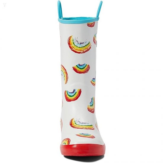 L.L.Bean Puddle Stompers Rain Boots Print (Toddler/Little Kid) Arctic White Rainbow ID-MXyA5KVo