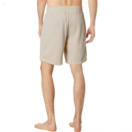 L.L.Bean Comfort Waffle Lounge Shorts Silver Birch Heather ID-JtP4fZuX