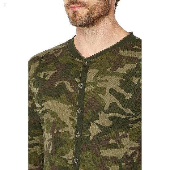 L.L.Bean Mini Waffle One-Piece Regular Loden Camo ID-ayX4mmPy