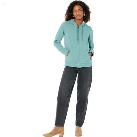 L.L.Bean 1912 Sherpa-Lined Hoodie Sea Pine ID-QhelNHJr