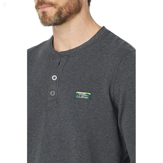 L.L.Bean Comfort Camp Henley Iron Heather ID-ZLVyLDTy