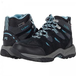 L.L.Bean Trail Model Hiker Water Resistant (Toddler/Little Kid/Big Kid) Black/Silver Blue ID-um4oPs3N
