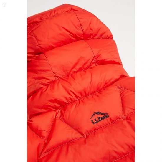 L.L.Bean Ultralight 650 Down Jacket (Big Kids) Vibrant Red ID-AFGYELgc