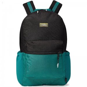 L.L.Bean Mountain Classic Cordura Pack Black/Warm Teal ID-5b3VGlg4