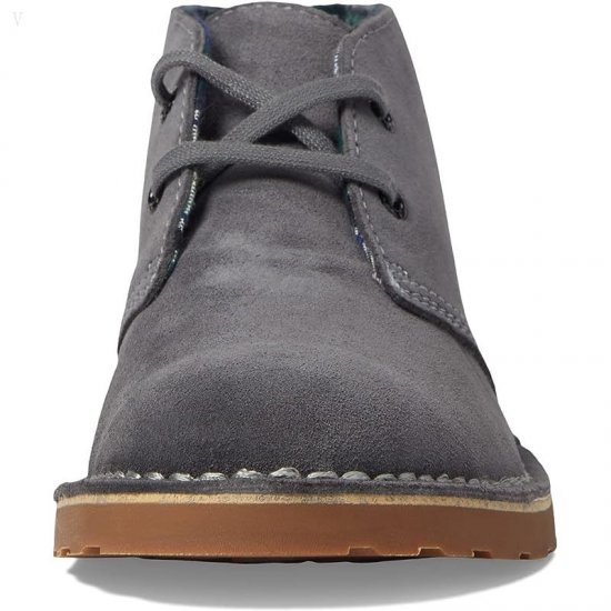 L.L.Bean Stonington Chukka Flannel Graphite/Dress Gordan ID-nkyYuF3X