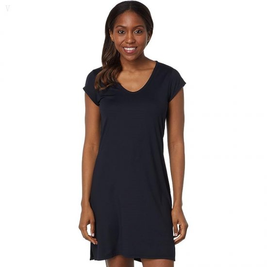 L.L.Bean Sunsmart UPF 50+ Cover-Up Dress Black ID-xPjrK5Nw