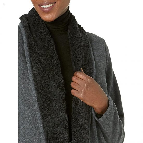 L.L.Bean 1912 Sherpa-Lined Cardigan Charcoal Heather ID-BGqZWUXg