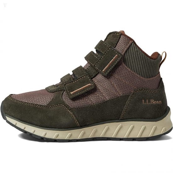 L.L.Bean Snow Sneaker 5 Boot Mid Water Resistant Insulated Hook-and-Loop Loden/Dark Earth ID-7dnLjTrt