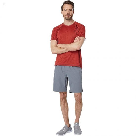 L.L.Bean Quick Dry Trail Tee Short Sleeve Red Ochre ID-48EpE024
