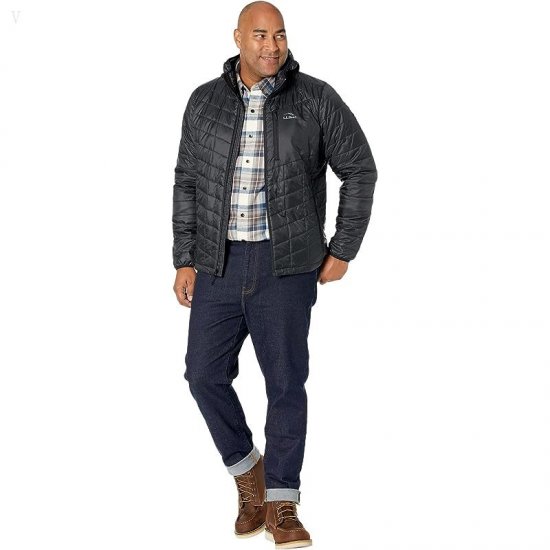 L.L.Bean Primaloft Packaway Hooded Jacket Black ID-my6V7PzH