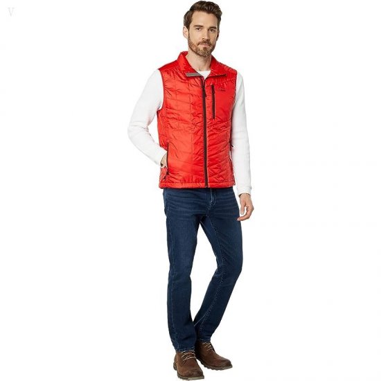 L.L.Bean Primaloft Packaway Vest Regular Vibrant Red ID-hqv1UvC2