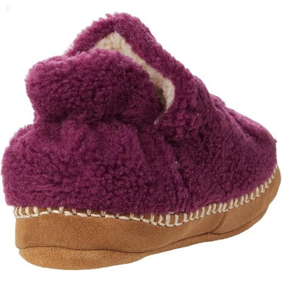L.L.Bean Cozy Slipper Bootie (Toddler/Little Kid/Big Kid) Plum Grape ID-UD2vHStc