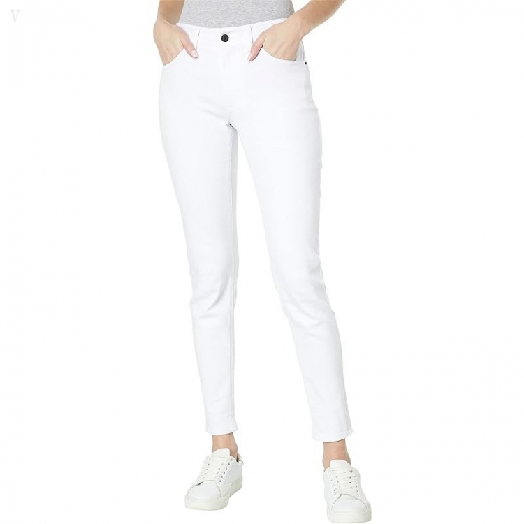 L.L.Bean BeanFlex Skinny Leg Favorite Fit Jeans in White White ID-IwLgZTek - Click Image to Close