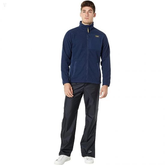L.L.Bean Mountain Classic Windproof Fleece Jacket Nautical Navy ID-wuna4H5M
