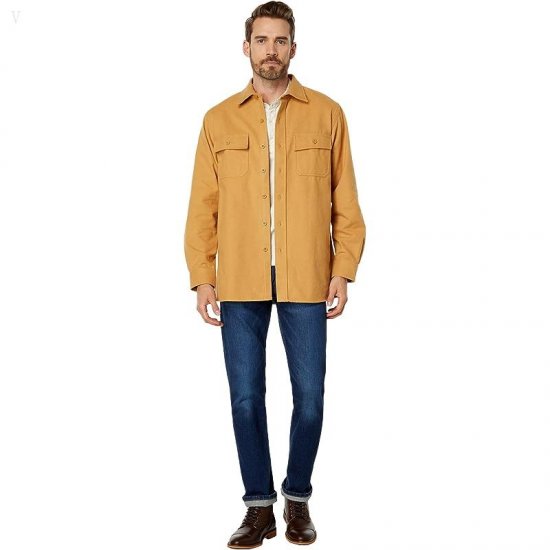 L.L.Bean Chamois Shirt Regular Barley ID-3lTGOO5B
