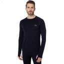 L.L.Bean Cresta Wool Midweight 250 Crew Top Dark Black ID-xI5VaBd9
