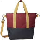 L.L.Bean Nor'Easter Tote Bag Classic Navy/Burgundy/Canyon Khaki ID-EEPbr6xu