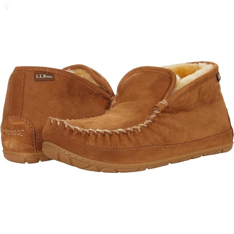 L.L.Bean Wicked Good Slipper Boot Moc Brown ID-aKPERBCJ - Click Image to Close