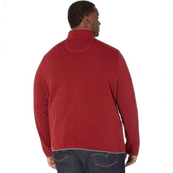 L.L.Bean Sweater Fleece Pullover - Tall Mountain Red ID-Bv5tDt3i