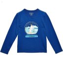 L.L.Bean Graphic Tee Glow in the Dark Long Sleeve (Big Kids) Indigo Ink Snow Globe ID-AVPbUzEu