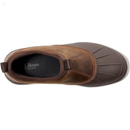 L.L.Bean Storm Chaser Shoe 5 Slip-On Toasted Coconut/Bean Boot Brown ID-QM2paIyQ