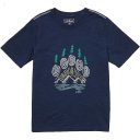 L.L.Bean Graphic Tee Glow in the Dark (Big Kids) Nautical Navy Bear Claw ID-lGv8Wxiq