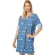 L.L.Bean Bean's Stretch Swim Cover-Up Split-Neck Tunic Print Rustic Blue Linear Palm ID-umWYLA5U L.L.Bean Bean's Stretch Swim Cover-Up Split-Neck Tunic Print Rustic Blue Linear Palm ID-umWYLA5U