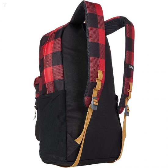 L.L.Bean Mountain Classic Cordura Pack Print Black/Red Buffalo ID-6i1Q0qI0