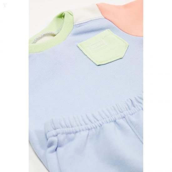L.L.Bean Athleisure Sweat Set (Infant) Malibu Color-Block ID-Hd2V84zc