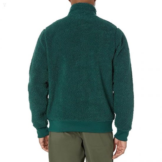 L.L.Bean Bean\'s Sherpa Fleece Jacket Regular Dark Pine/Dark Bronze ID-vzxIWTEN