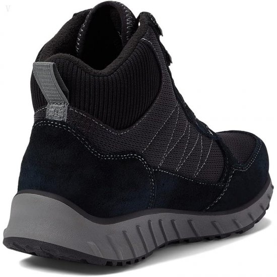 L.L.Bean Snow Sneaker 5 Boot Mid Water Resistant Insulated Lace-Up Black/Black ID-A6frHqRZ